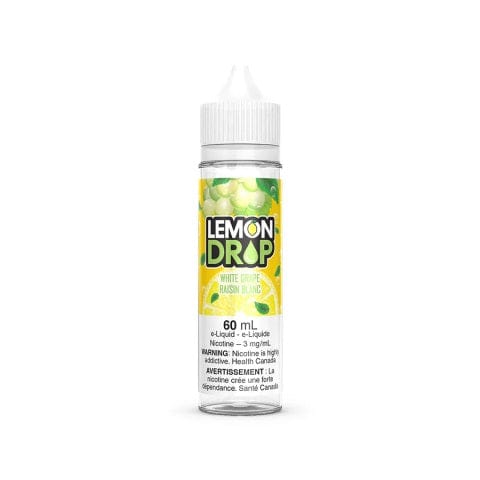 Premium White Grape Lemon Drop E-Liquid - 60mL Bottle | Sweet & Tangy Vape Juice for Pod Systems & Mods | Alberta Canada | Refreshing All-Day Vape for Fruit Lovers