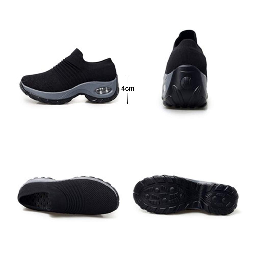 LEADER SHOW Women's Slip-On Loafers - Comfortable Casual Walking Shoes for Nurses, Fashion Platform Sneakers | Perfect for Work, Travel & Everyday Wear