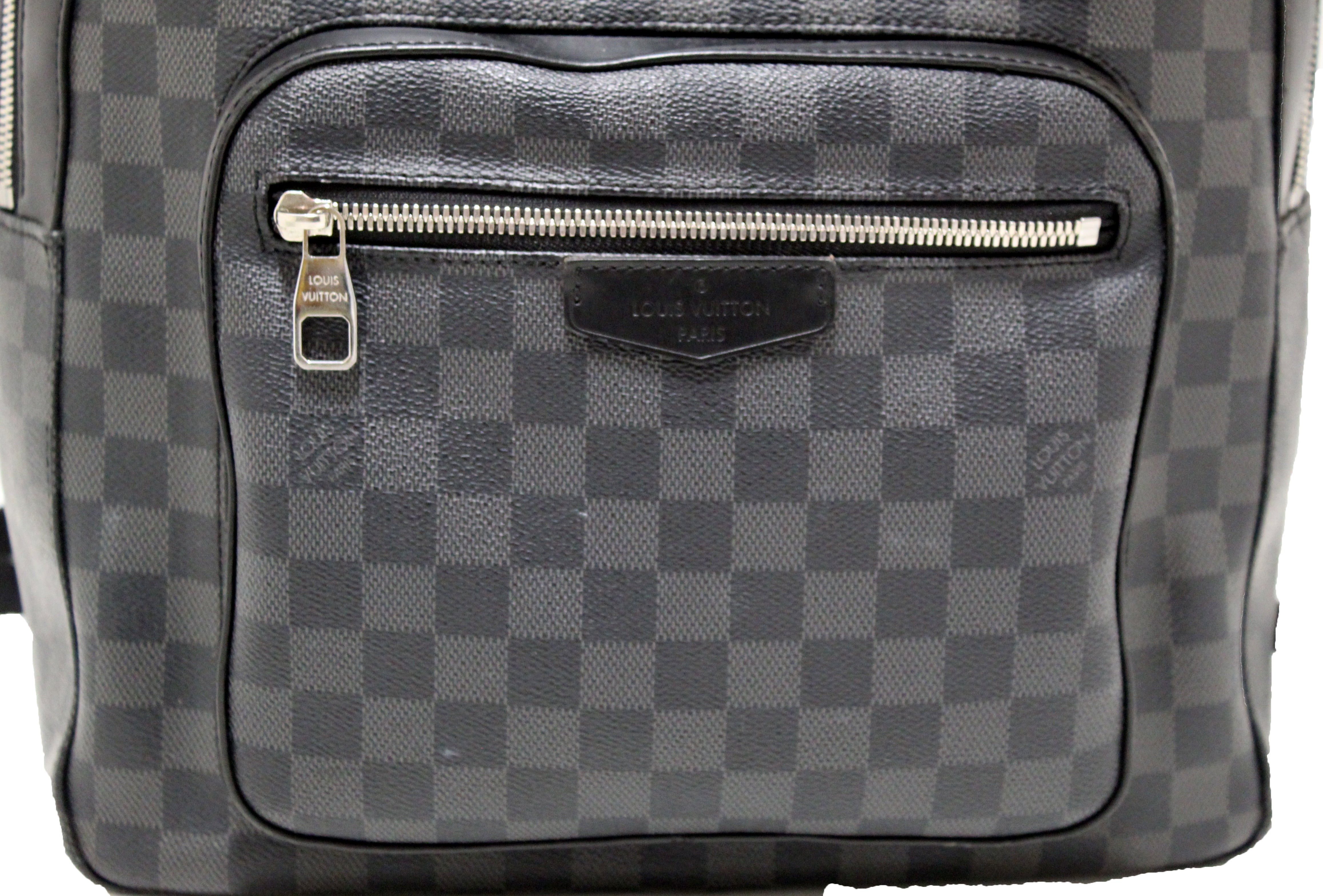 Authentic Louis Vuitton Damier Graphite Josh Backpack for Men - Luxury Designer Laptop Backpack for Work, Travel & College | Durable Waterproof Business Bag with Spacious Compartments