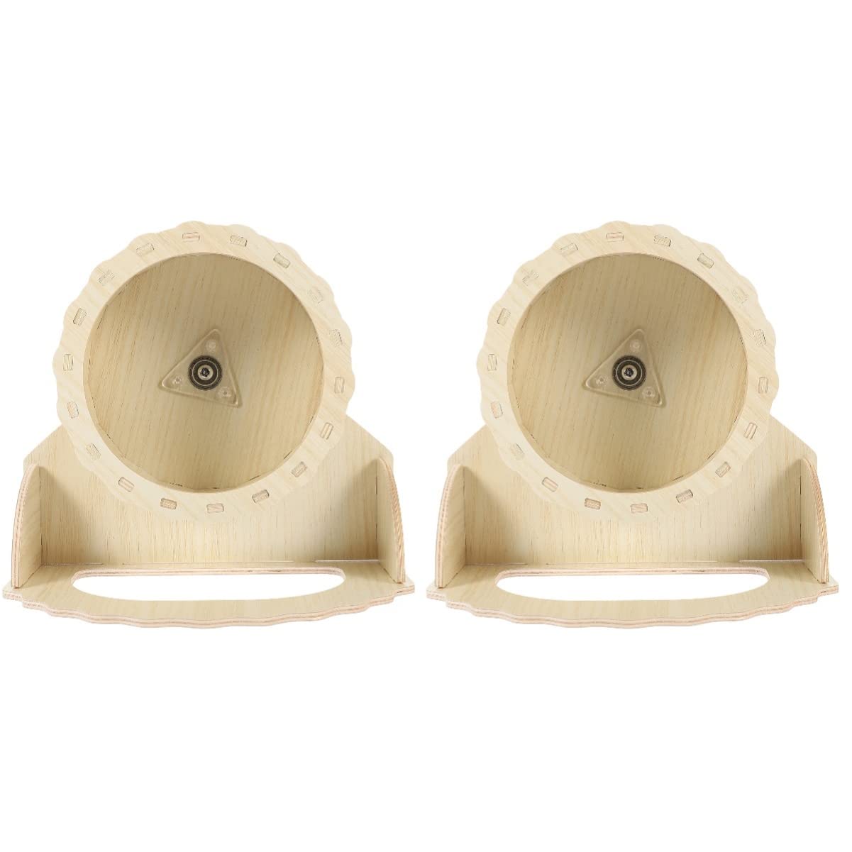 Balacoo 2-Pack Silent Hamster Running Wheel - Small Pet Exercise Toy for Hamsters, Mice, and Rats - Durable & Quiet Spinning Wheel for Cage Fun - Perfect for Nighttime Play and Small Animal Fitness