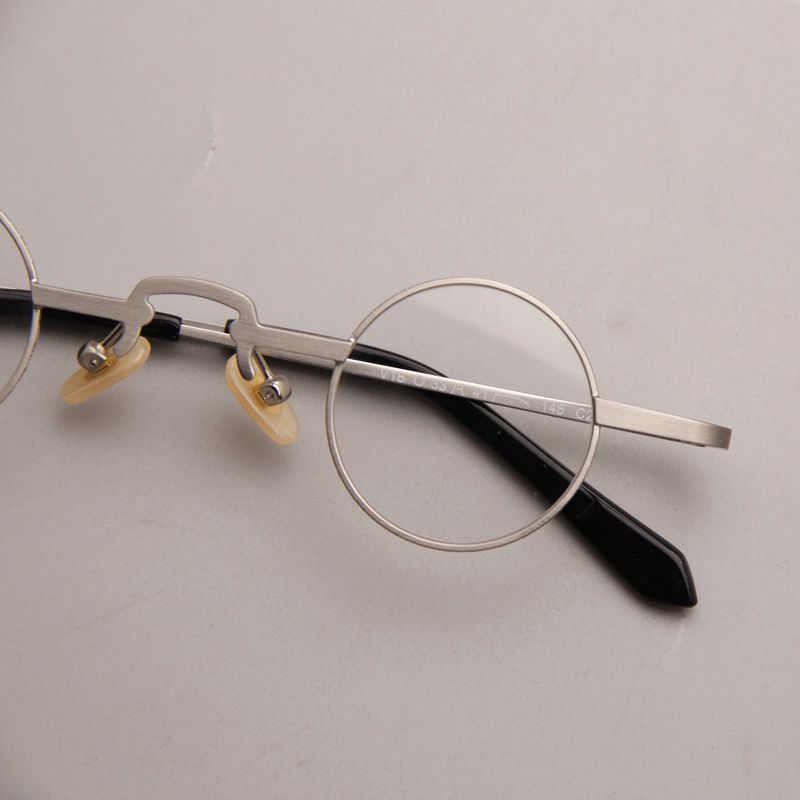 Vintage Metal Round Glasses Frames V16 - Classic Retro Eyewear for Men & Women - Lightweight Durable Eyeglass Frames for Reading, Fashion, and Daily Use