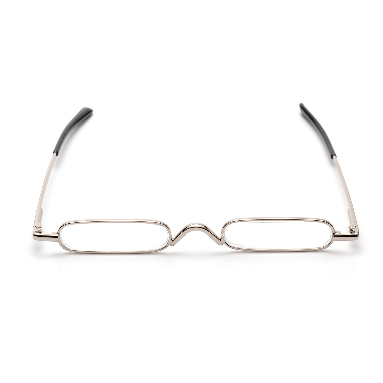 ZUVGEES Lightweight Compact Reading Glasses with Pen Clip & Tube Case - Portable Slim Readers for Men & Women - Perfect for Travel, Office, and Daily Reading