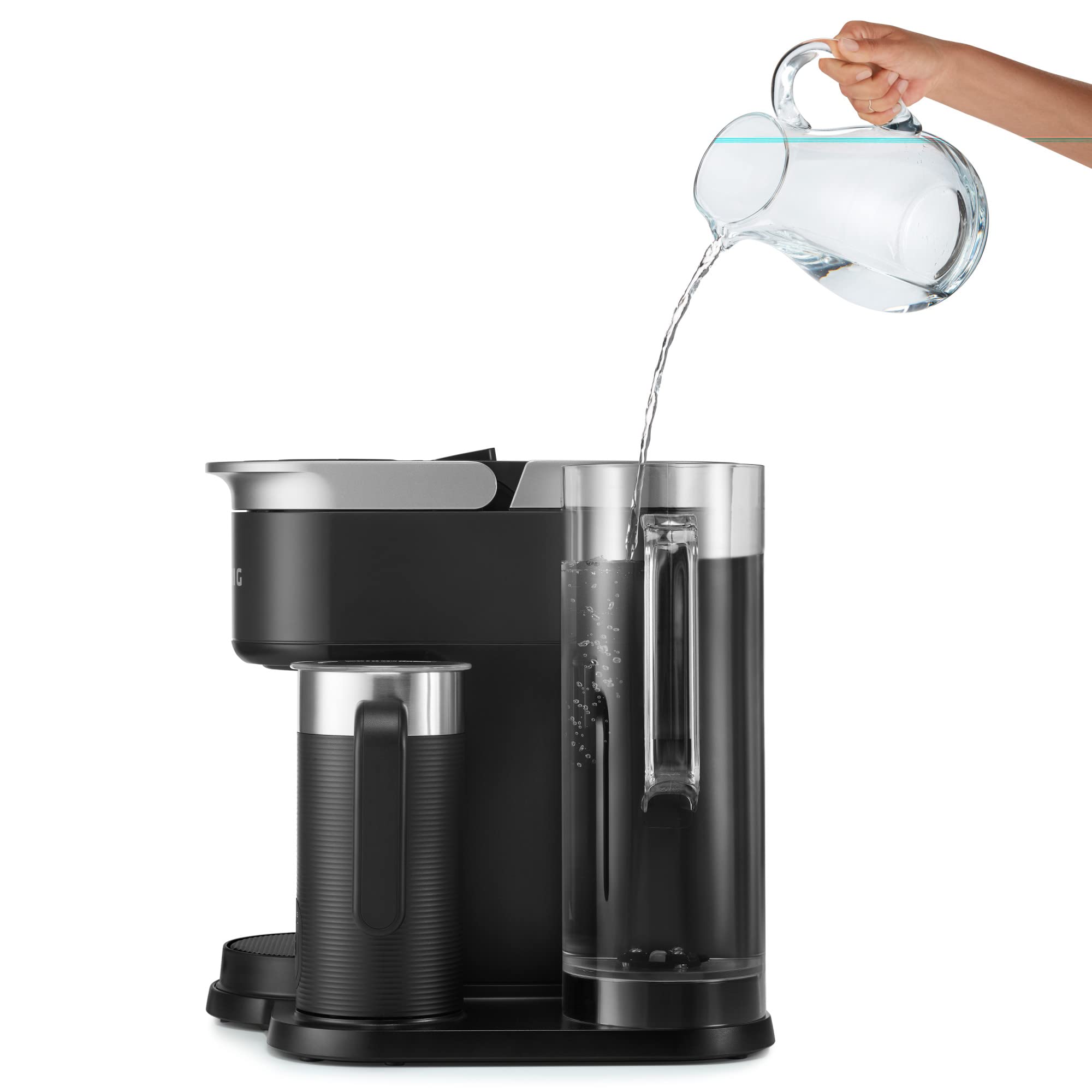Keurig K-Cafe SMART Single Serve K-Cup Pod Coffee Maker - Latte & Cappuccino Maker, Black | Perfect for Home, Office & Small Spaces | Brews Coffee, Lattes & Iced Drinks