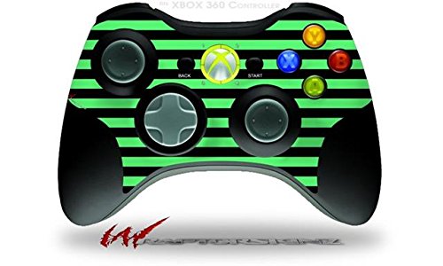 WraptorSkinz Decal Skin for XBOX 360 Wireless Controller - Green Stripes Design | Protective Vinyl Wrap | Gaming Accessories | Perfect for Customizing & Protecting Your Controller (Controller Not Included)