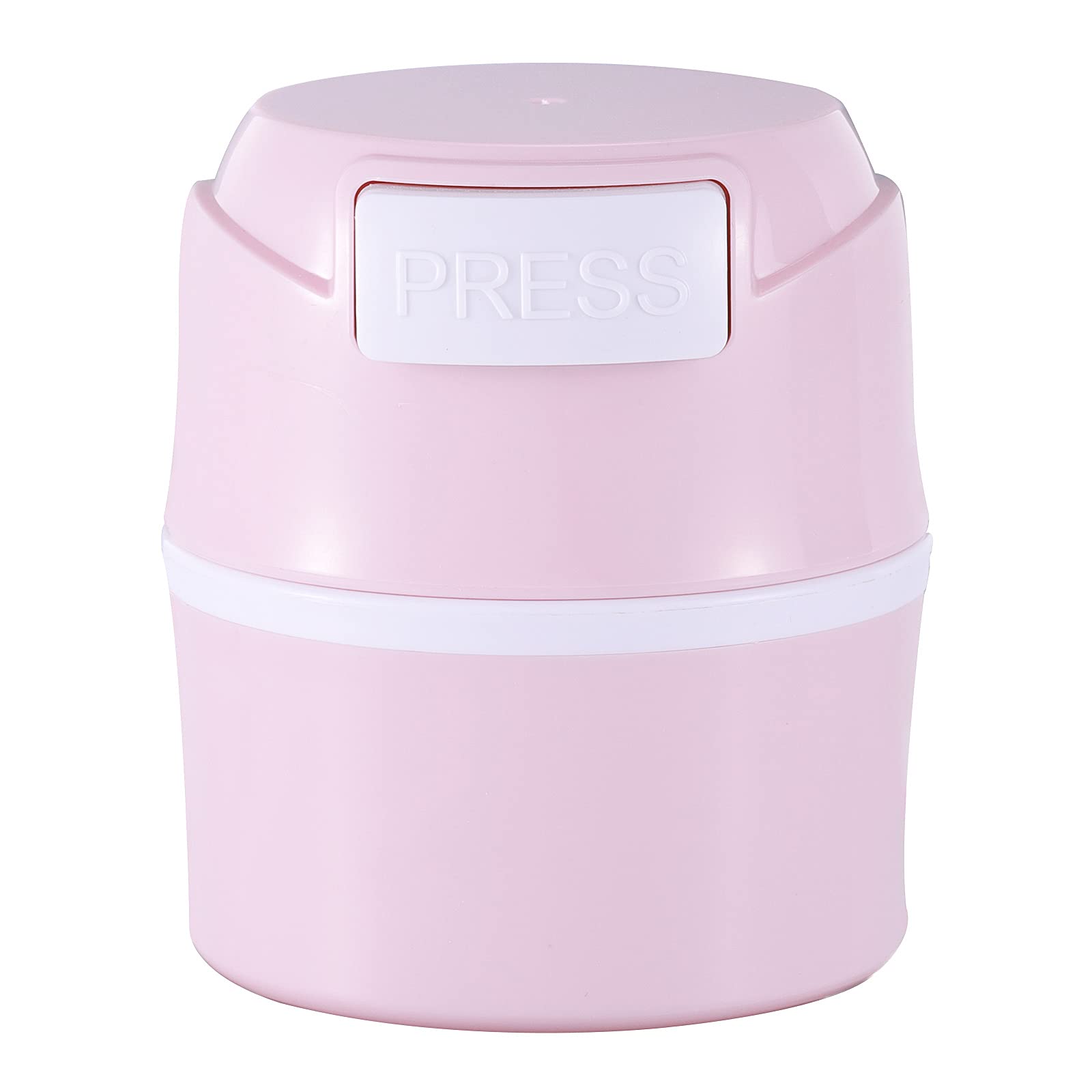 Embagol Airtight Coffee Canister with Date Tracker & Scoop - Food Storage Container for Coffee Beans, Ground Coffee, Tea, Flour, Cereal, Sugar (Pink) | Perfect for Kitchen Pantry Organization & Freshness Preservation