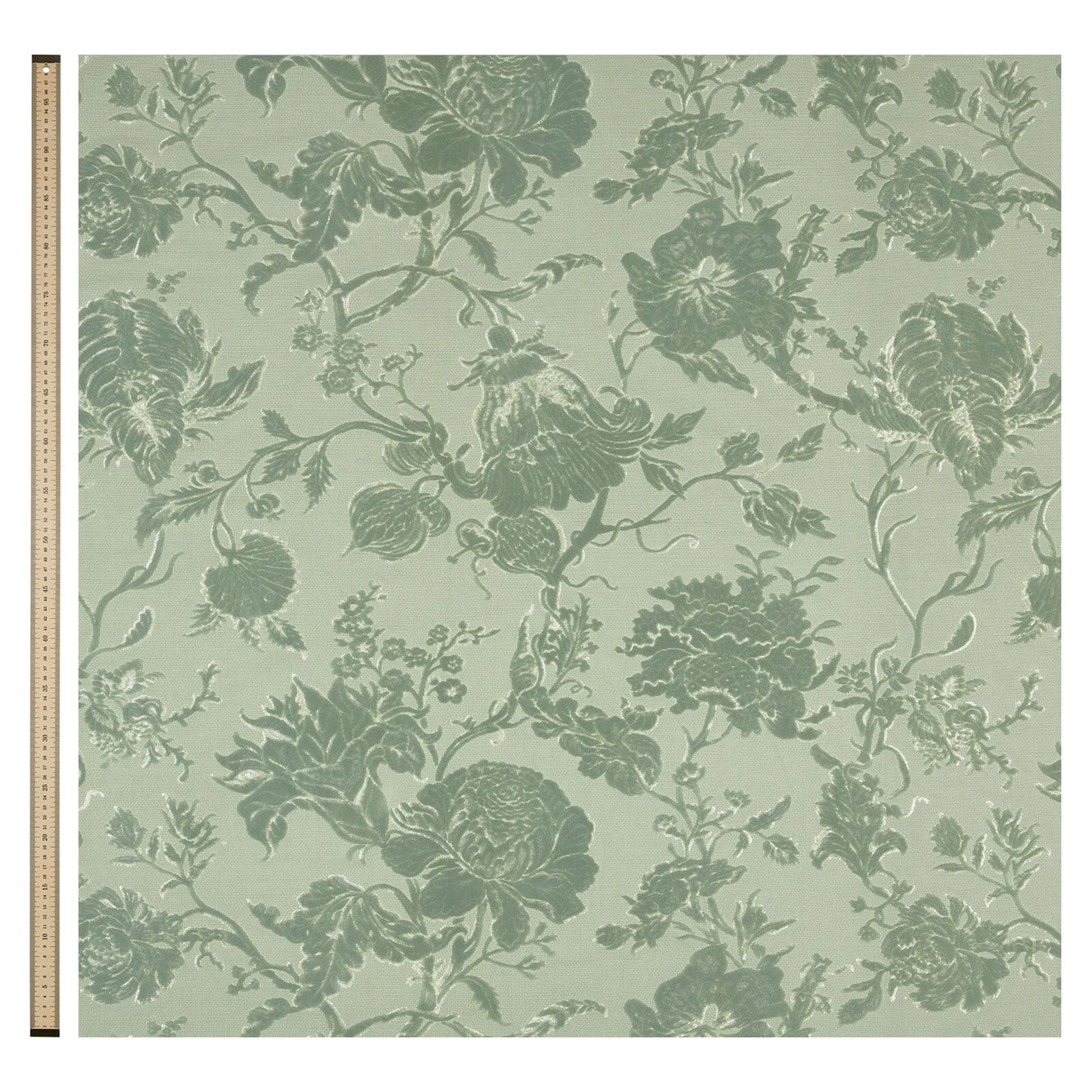 ARTEMIS Velvet Curtains - Luxurious Eucalyptus Green Blackout Drapes for Living Room & Bedroom - Thermal Insulated Window Treatments for Home Decor