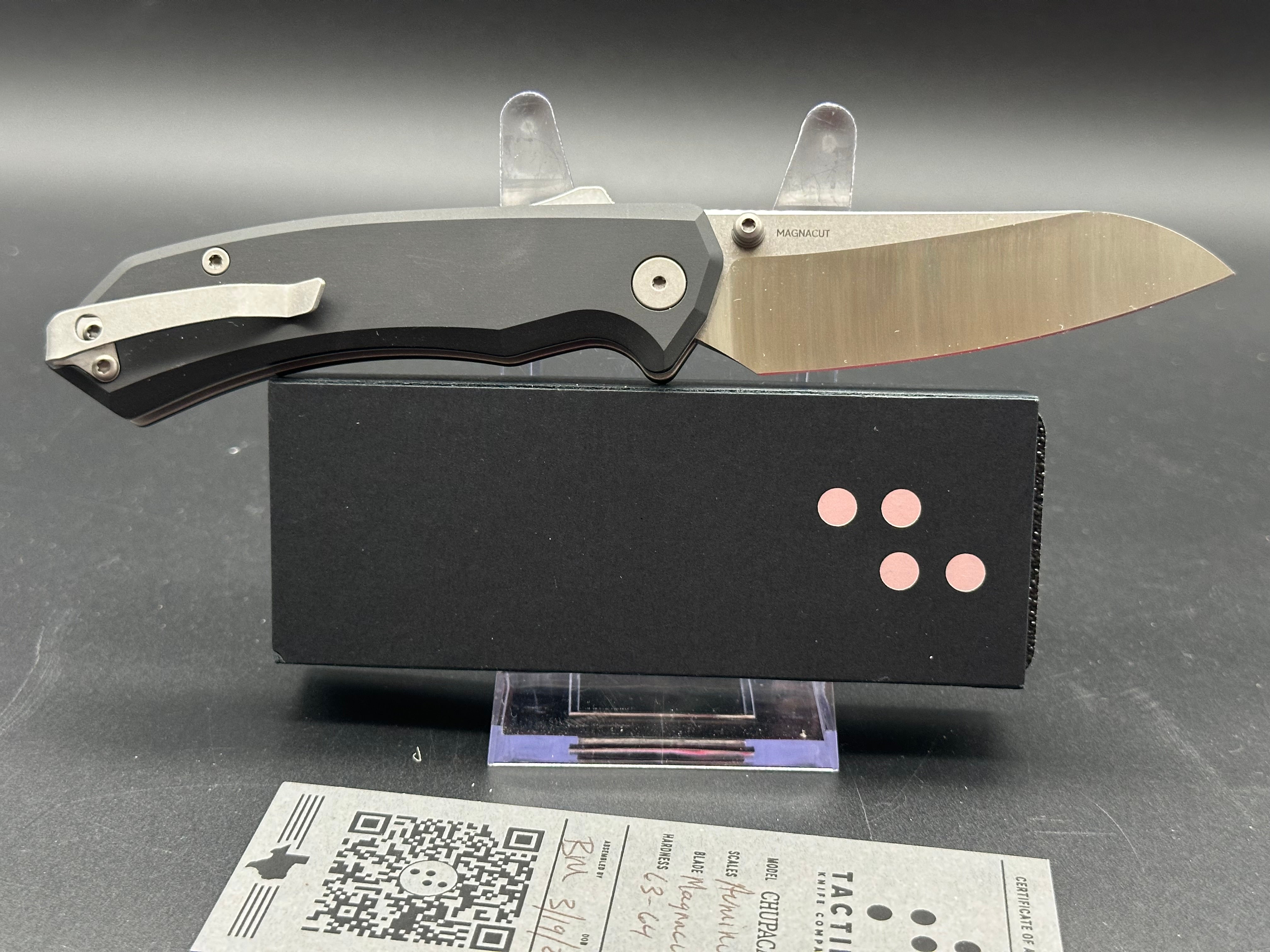 Premium Tactical Knife - Chupacabra Superlock Folding Knife with Satin Finish MagnaCut Blade | Outdoor Survival, Camping, Hunting & EDC Gear