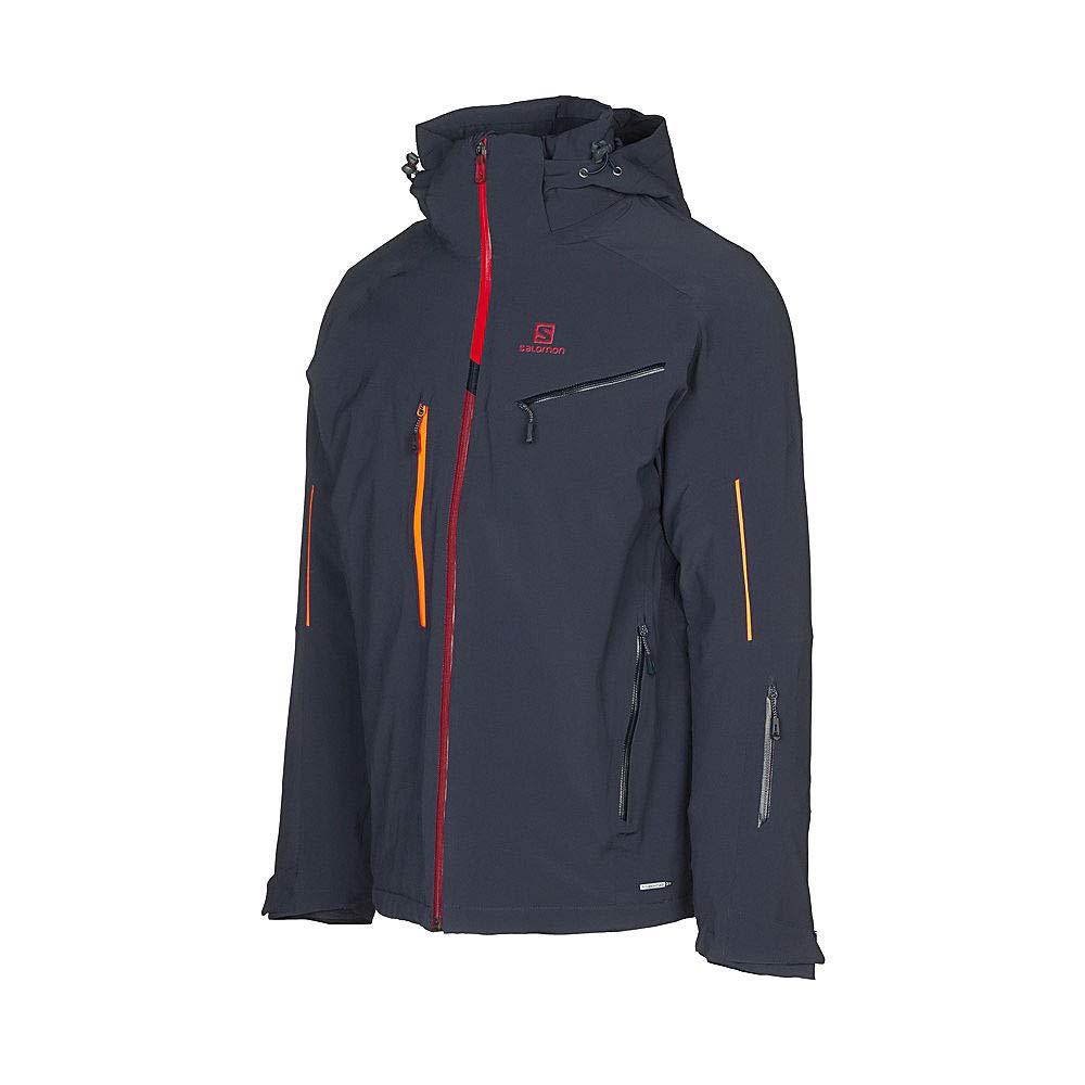 Salomon ICESPEED Men's Waterproof Winter Jacket - Windproof Insulated Ski Coat for Snowboarding & Outdoor Activities