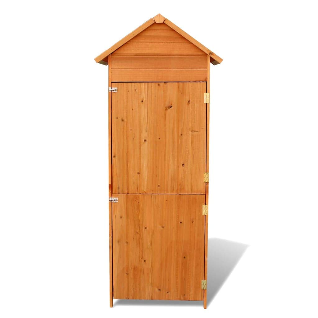 Rustic Solid Wood Outdoor Deck Box - Large Garden Storage Cabinet for Patio Furniture, Cushions, Pillows & Pool Toys (31.1