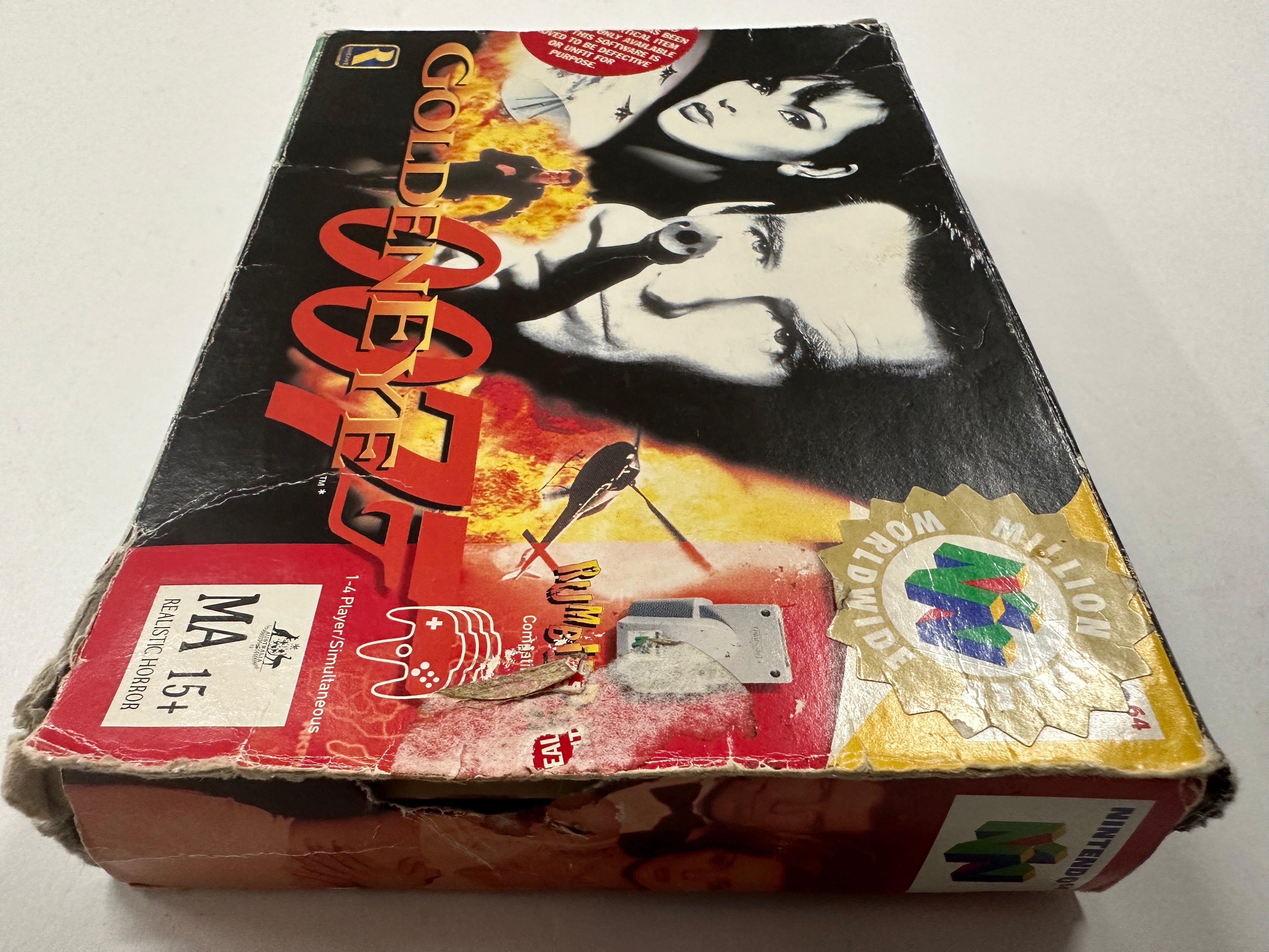 Goldeneye 007 Nintendo 64 Complete In Box - Authentic Retro Video Game for N64 Console | Perfect for Gaming Collectors and 90s Nostalgia Fans