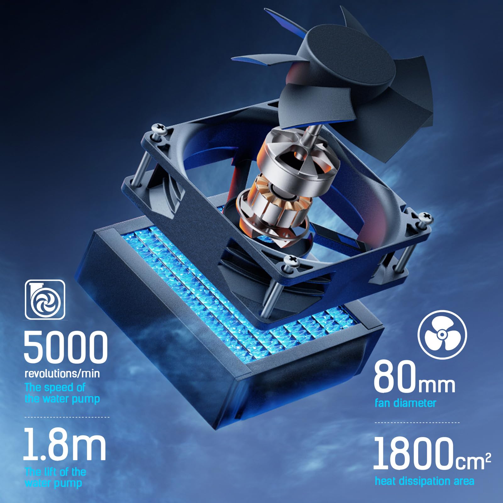 Magnetic Phone Cooler - Ultra-Fast 15s Cooling, Silent Liquid Cooling Radiator for Phone, Tablet & Pad | Perfect for Gaming, Streaming & Heavy Usage (No Wireless Charging)