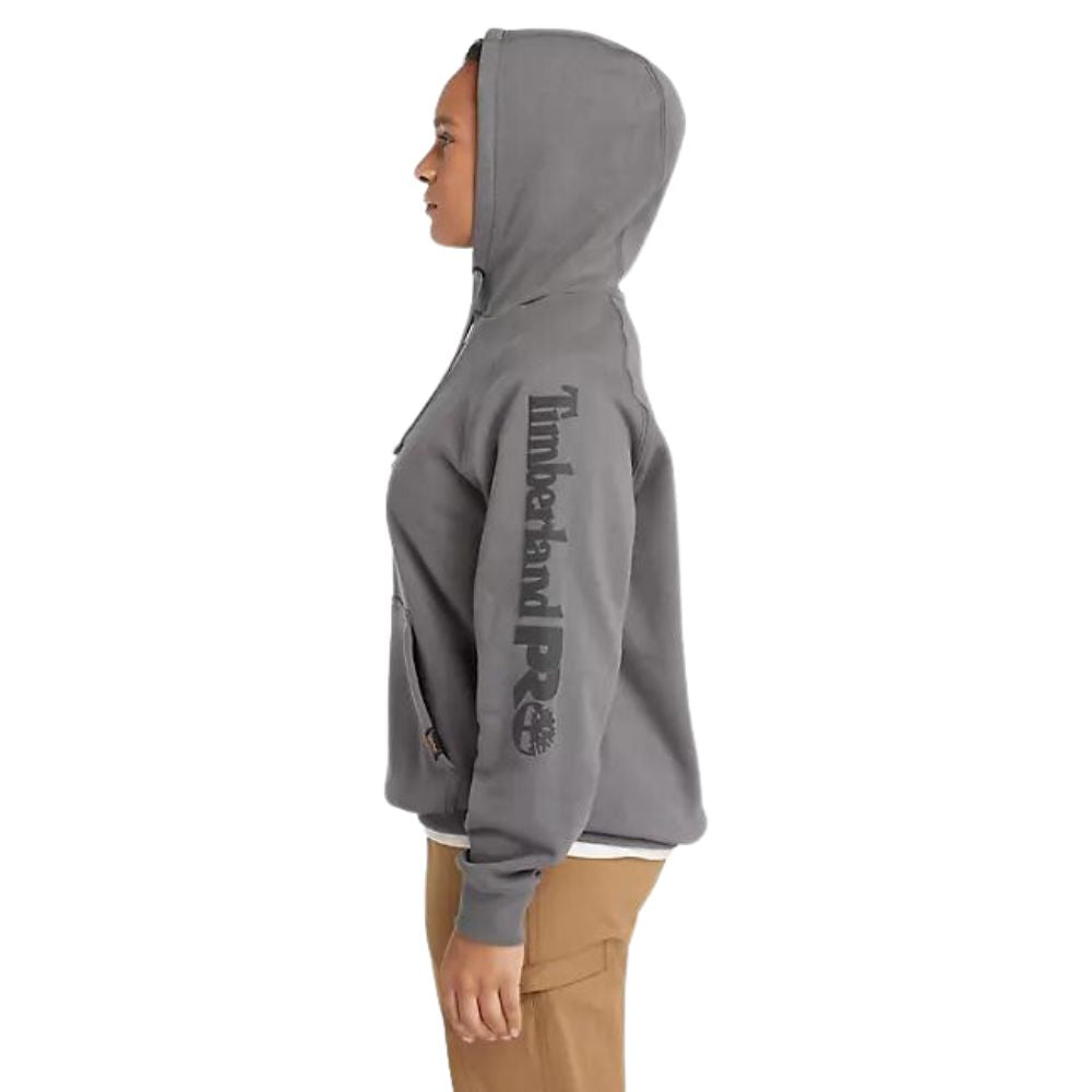 Timberland PRO Women's Hood Honcho Sport Work Hoodie - Grey | Durable & Comfortable Fleece Pullover for Outdoor Work, Hiking & Casual Wear