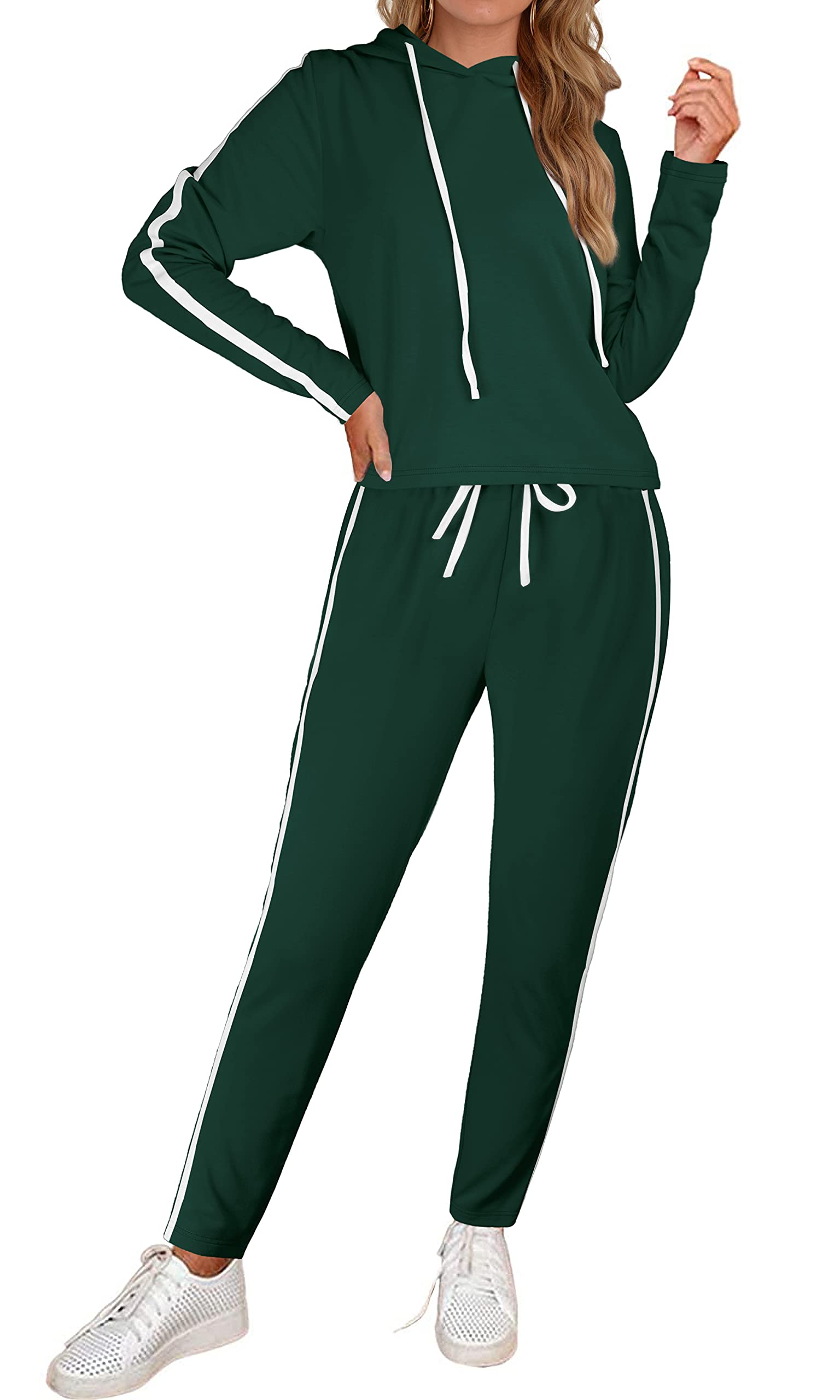 Dasbayla Women's Casual Two Piece Outfits - Sweatsuits Sets for Lounge Wear & Street Style | Perfect for Home Relaxation, Running Errands & Weekend Outfits