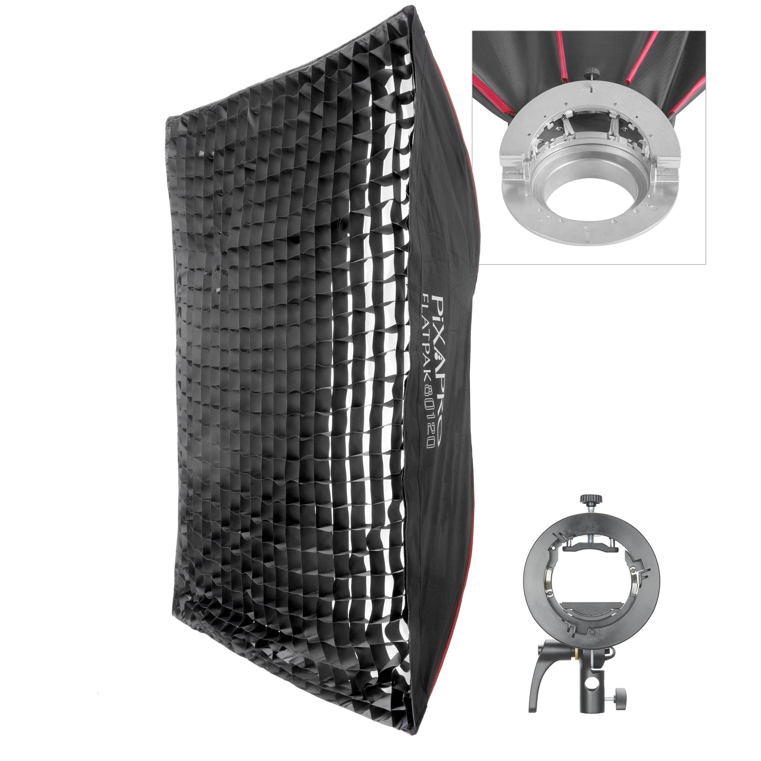 80x120cm Portable Rectangular FlatPak Strobe Softbox - Professional Photography Lighting with Patented Design for Studio, Portrait, and Product Photography