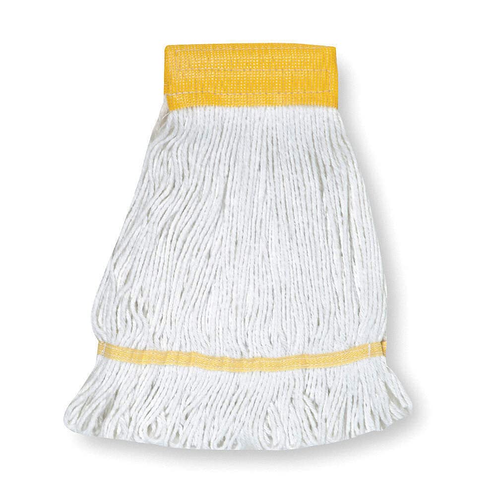 Premium MAMAY SUMARNA 12 oz. Cotton String Wet Mop for Floors - Heavy Duty Cleaning for Kitchen, Bathroom & Hardwood Surfaces