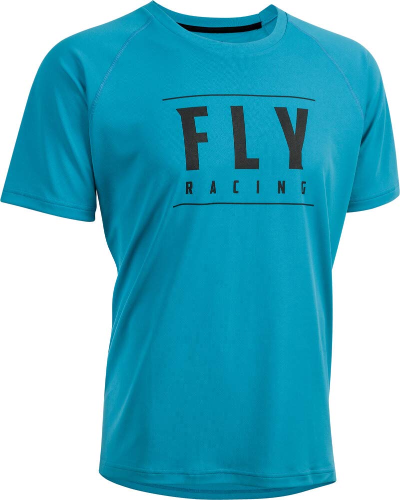 Fly Racing Action Riding Jersey - Breathable Motocross Jersey for Dirt Bike & ATV - Blue/Black, Small - Perfect for Off-Road Racing & Trail Riding
