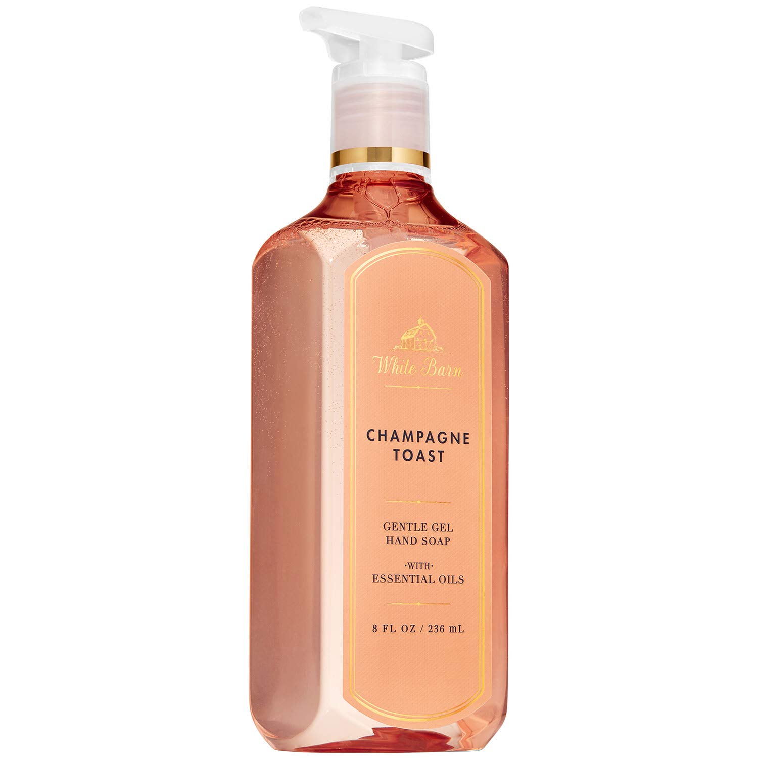 Bath and Body Works Champagne Toast Gentle Gel Hand Soap - 8 fl oz Refillable Foaming Hand Wash for Kitchen & Bathroom - Fresh Floral Scent for Daily Hand Cleansing