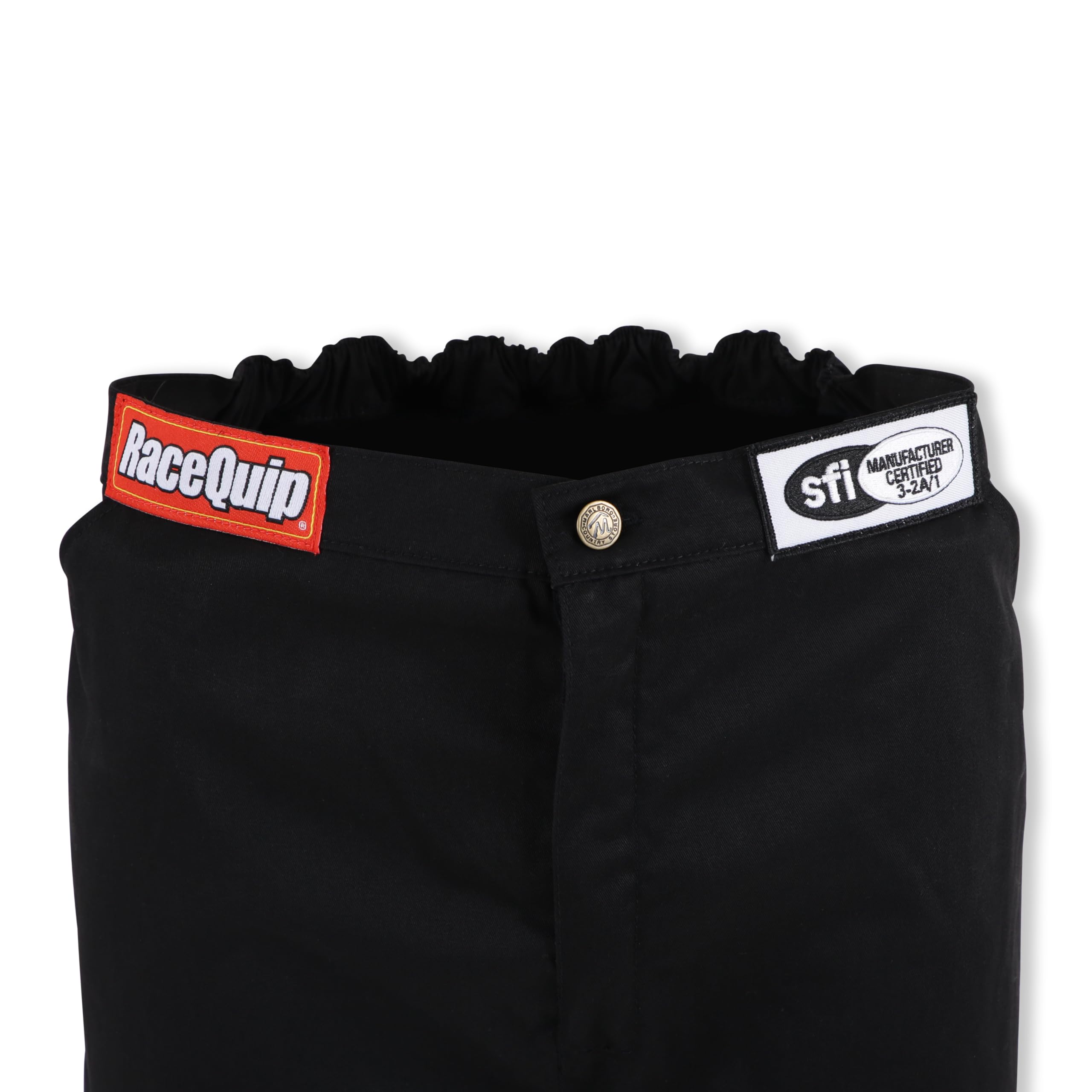 RaceQuip SFI 3.2A/5 Certified Multi-Layer Racing Fire Suit Pants - Black, Medium-Tall (122004) for Track Racing & Motorsports Safety Gear