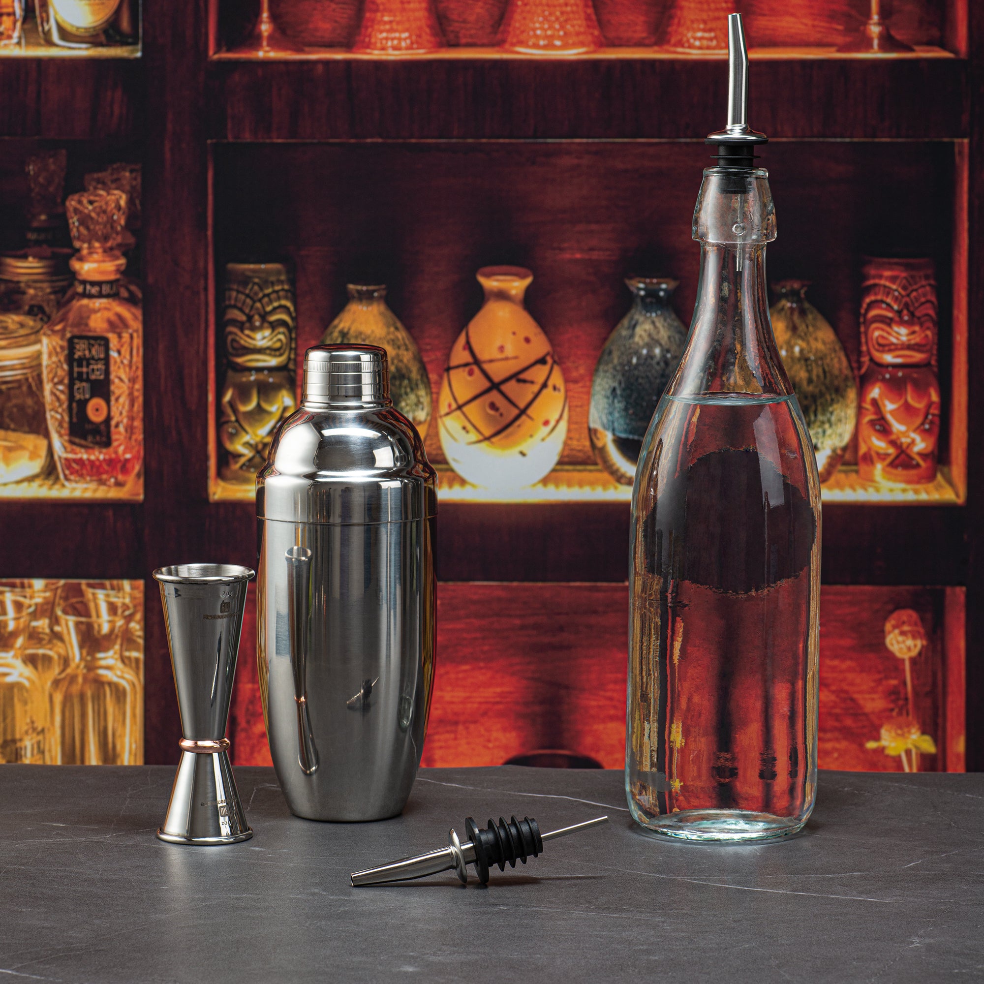 Premium Stainless Steel Speed Pourer for Liquor Bottles - 4.25