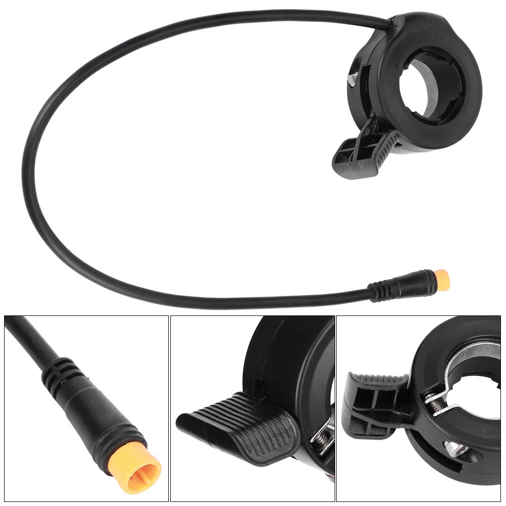 Alomejor 130X Thumb Throttle Speed Controller - Waterproof E-Bike & Electric Scooter Accessory for Smooth Acceleration - Perfect for Commuting & Off-Road Adventures