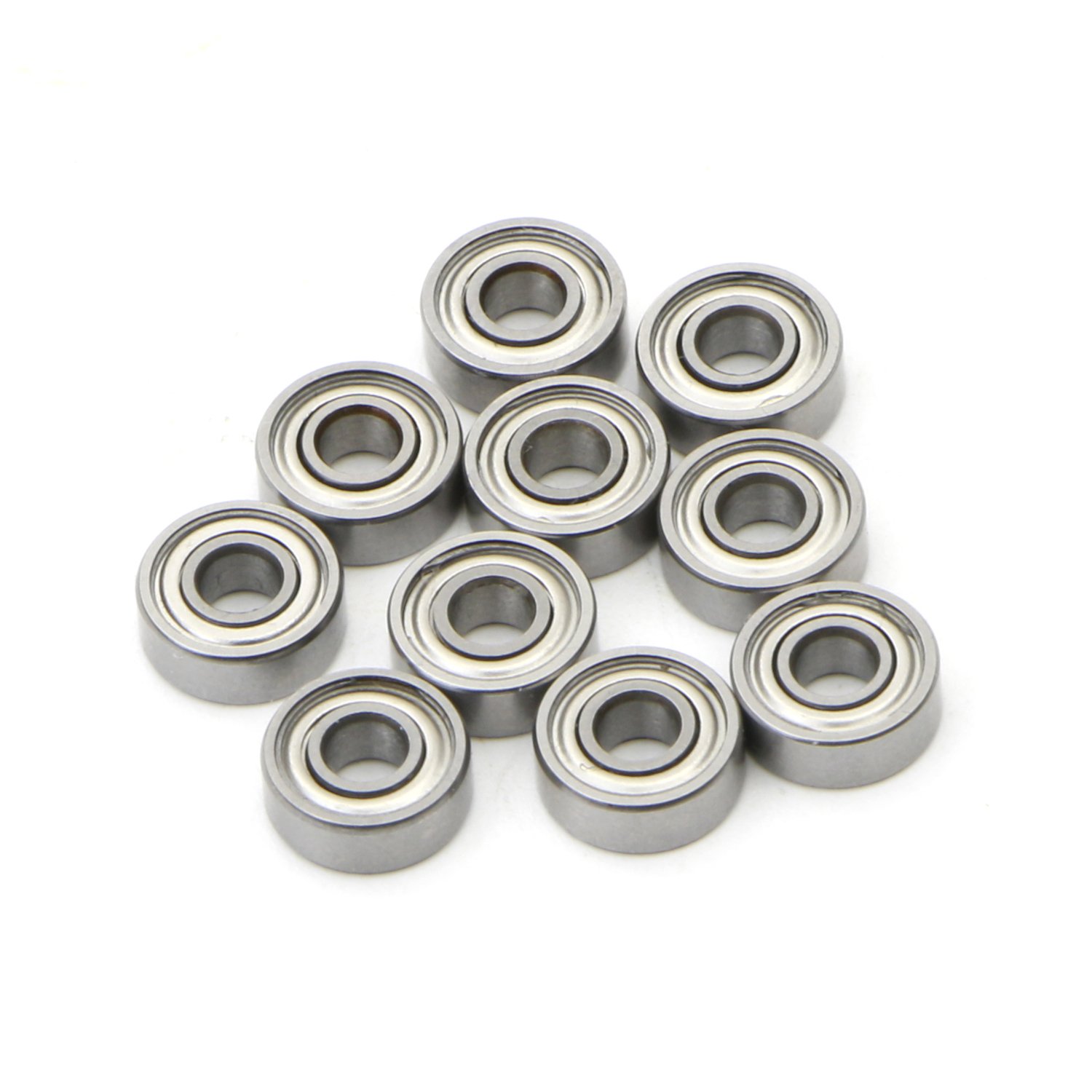3x8x3 mm MR83ZZ L-830ZZ Steel Deep Groove Ball Bearings - 10 Pack High Precision Skateboard Bearings for Longboard, Scooter, Roller Skates & DIY Projects
