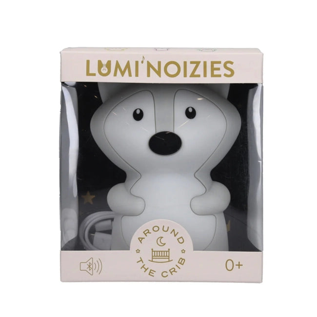 Mally the Fox Bluetooth Silicone LED Nightlight for Baby Nursery - Soft Glow Night Light for Cribs, Kids Room & Bedtime Comfort