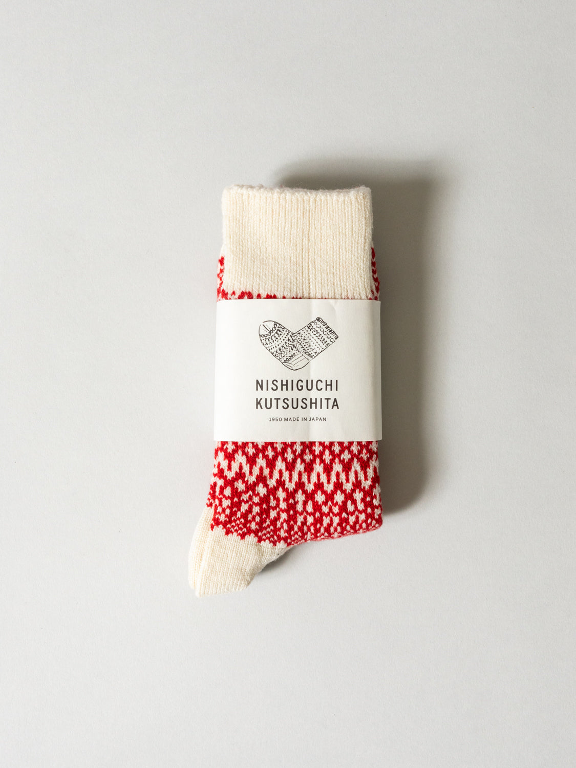 Premium Wool Jacquard Socks for Men & Women - Boston Red Sox Team Design - Warm & Comfortable Winter Socks for Sports, Hiking & Everyday Wear