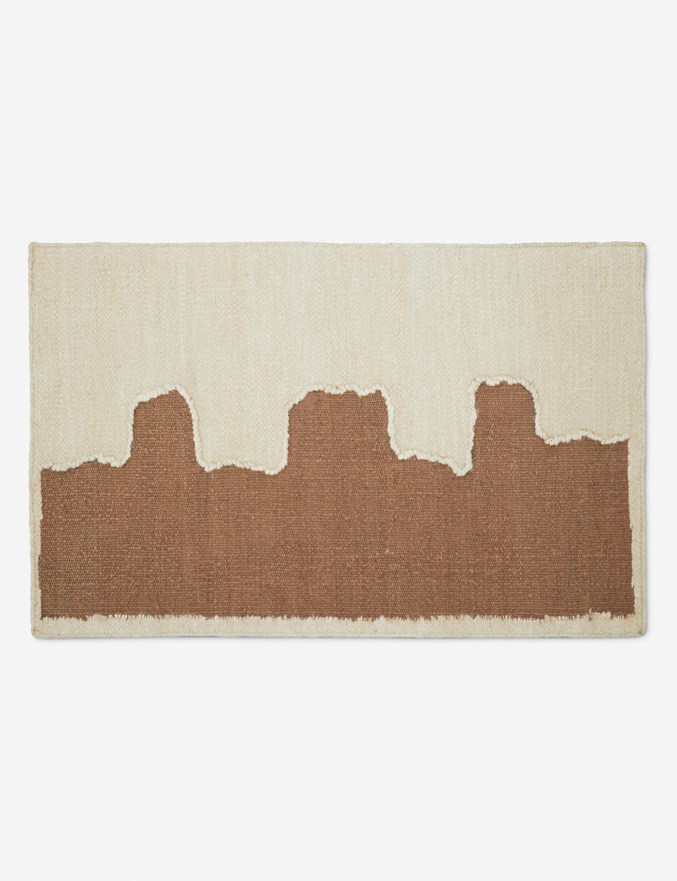 Elan Byrd Butte Flatweave Linen Rug Swatch 18