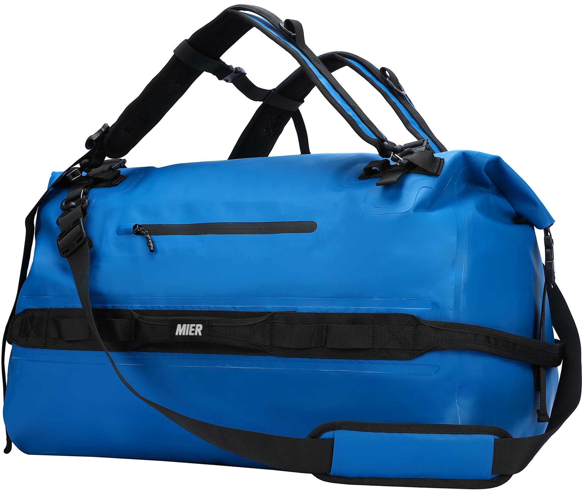MIER Large Waterproof Duffel Bag - 60L/80L Rolltop Dry Backpack for Kayaking, Rafting, Boating, Swimming, Camping, Travel, Gym & Beach | Perfect for Outdoor Adventures, Water Sports & Travel Gear Storage