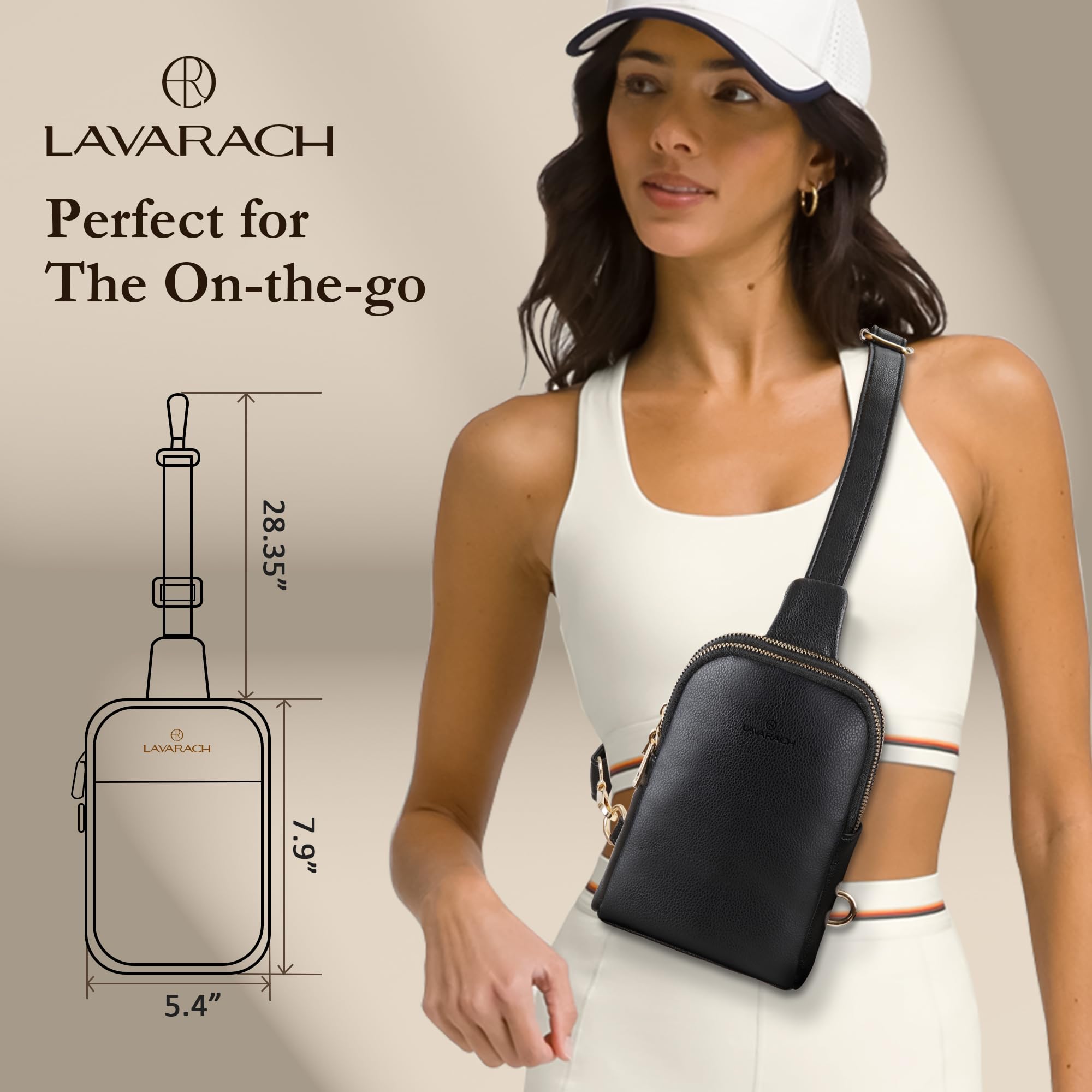Stylish Small Sling Bag for Women - RFID Blocking Vegan Leather Crossbody Purse | Perfect for Travel, Shopping & Everyday Use