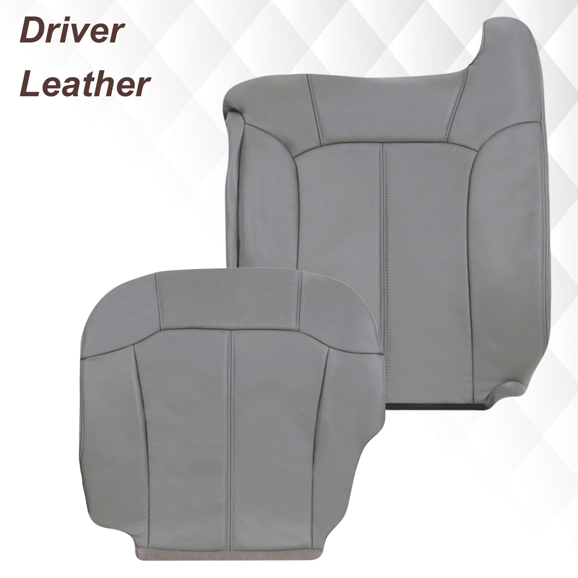 2000-2002 Chevy Tahoe Suburban Seat Covers Light Gray - Universal Fit Custom Car Seat Protectors for SUV & Truck - Perfect for Road Trips, Camping & Daily Commute