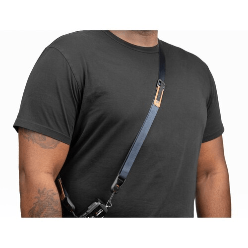 Peak Design Leash Camera Strap (Midnight Blue) - Adjustable & Comfortable DSLR/SLR Shoulder Strap for Photographers - Perfect for Travel, Hiking & Outdoor Photography