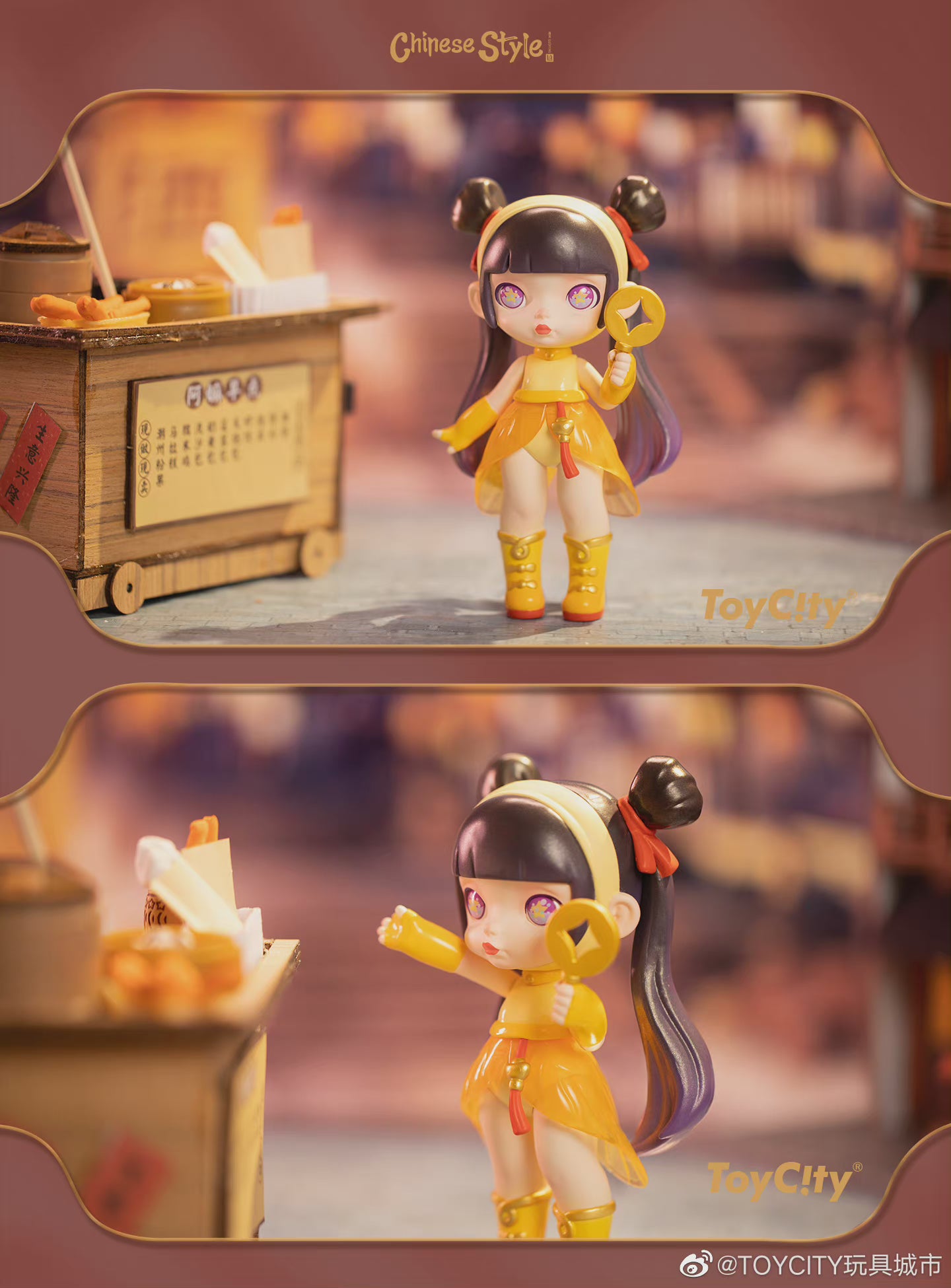 LAURA Chinese Style Capsule Blind Box Series - Collectible Miniature Figurines for Home Decor, Office Display & Gift Giving