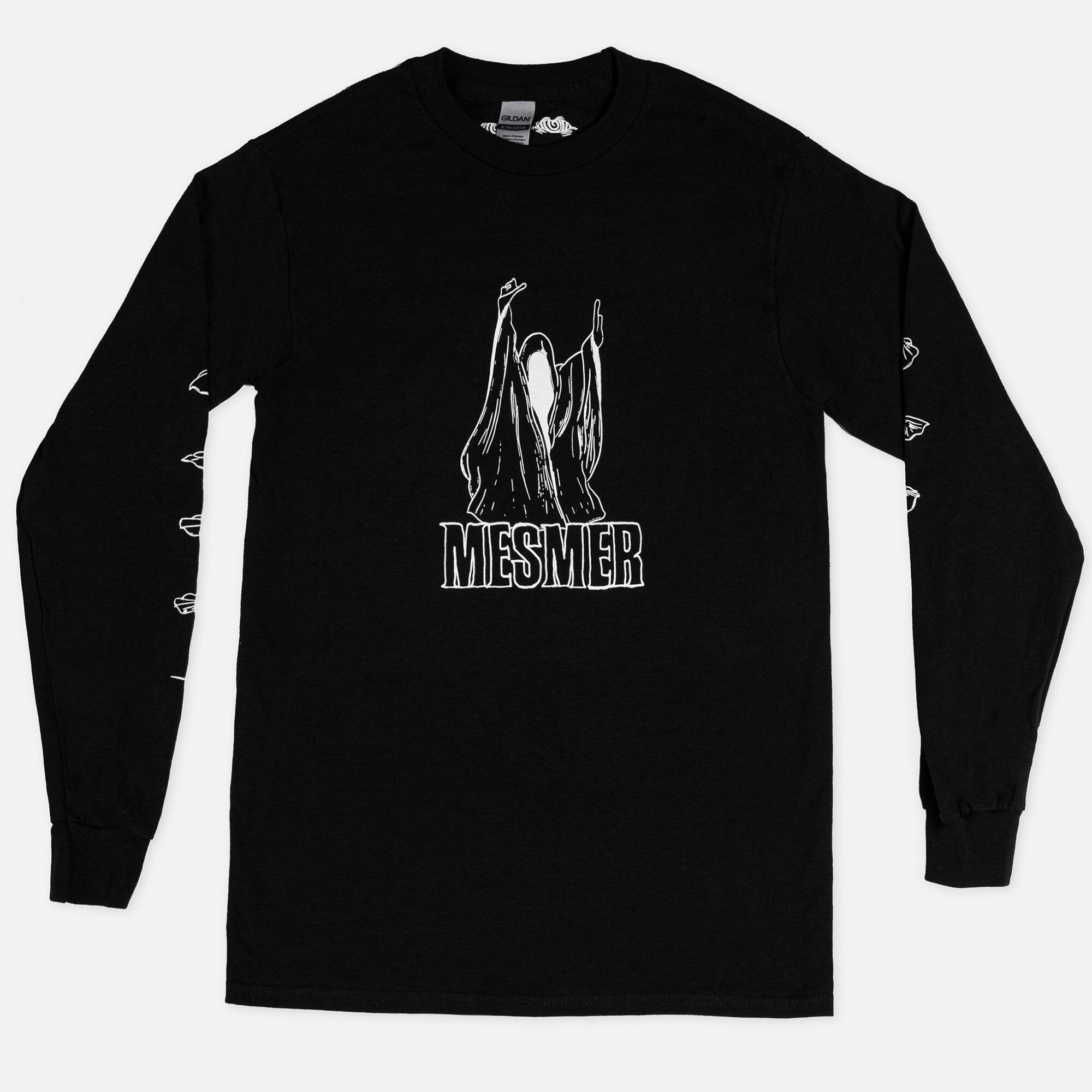 Mesmer Wizard Long Sleeve T-Shirt - Fantasy Gaming Apparel for Cosplay, LARP & Casual Wear | D&D Inspired Magic User Clothing