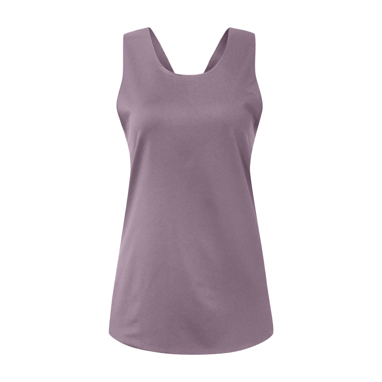 Women's Open Back Workout Tops - Breathable Cross Fitness Yoga Tank Shirts for Gym & Summer Athletic Wear | Perfect for Yoga, Running & Outdoor Activities