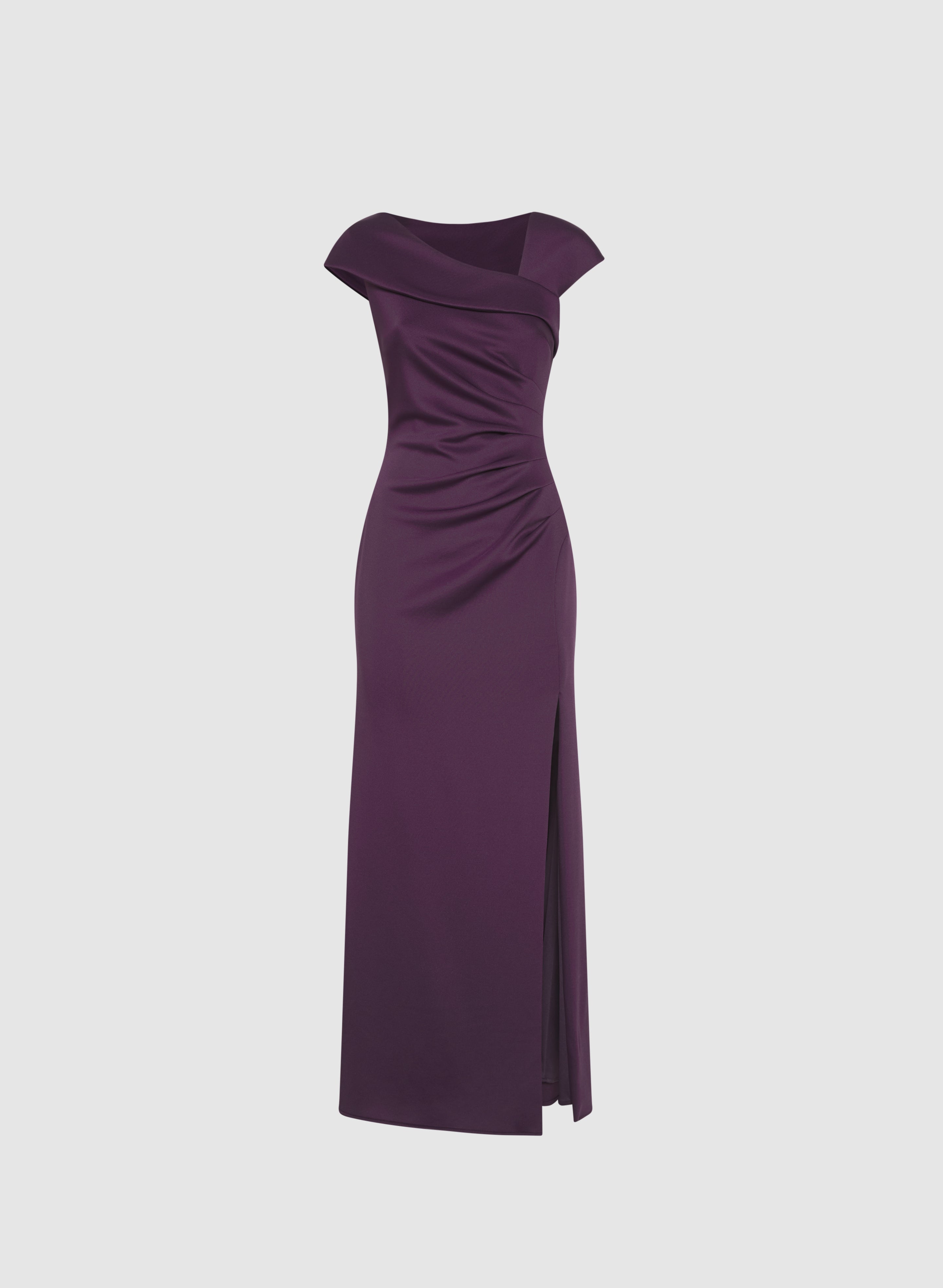 Elegant Asymmetric V-Neck Dress for Women - Stylish Party & Evening Wear - Perfect for Date Night, Cocktail Events & Special Occasions
