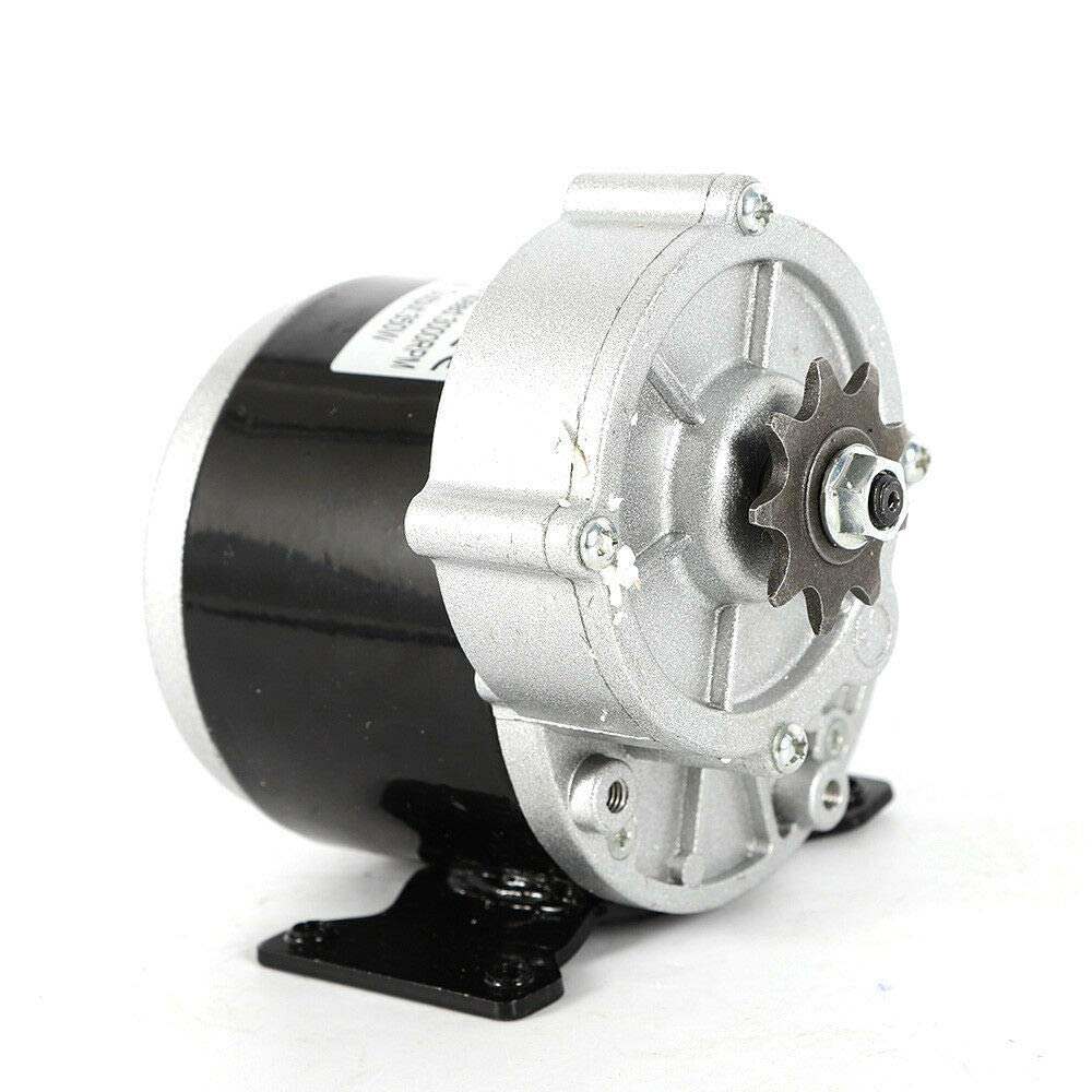 24V 350W MY1016Z3 Gear Reduction Electric Motor with 9T Sprocket - High Torque Brushless DC Motor for E-Bikes, Mini Bikes, Scooters & DIY Electric Vehicle Projects | Perfect for Commuting, Off-Road Adventures & Custom Builds