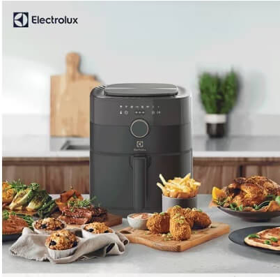 Electrolux E6AF1 520K 5L Explore 6 Air Fryer Oven - Large Capacity, Healthy Cooking for Family Meals, Snacks & Baking - Perfect for Home, Kitchen & Party Use