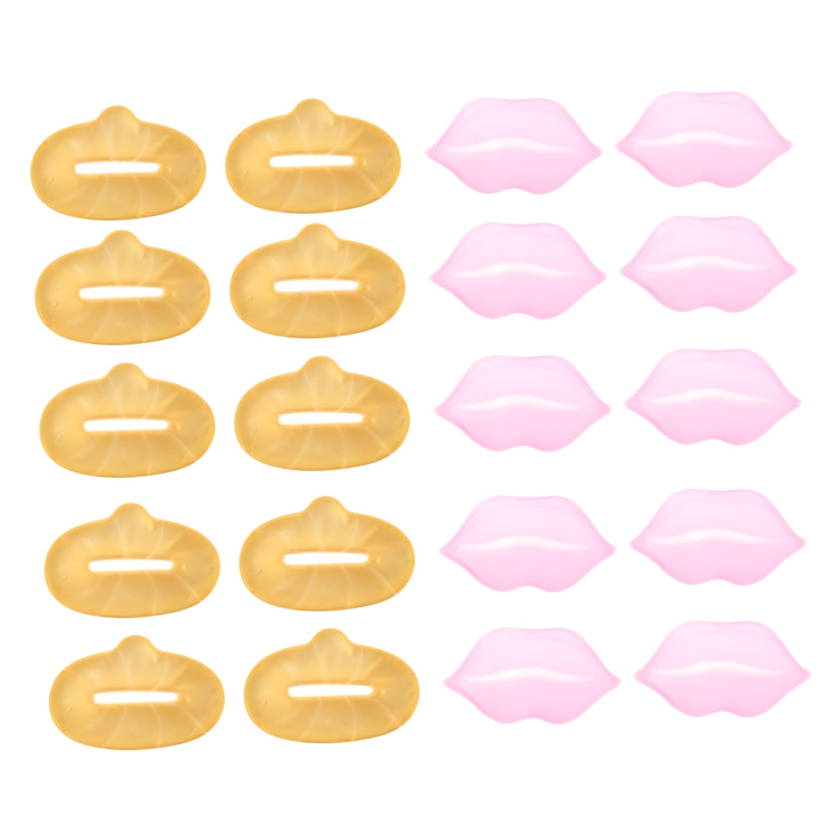 20pcs Collagen Gel Lip Masks - Hydrating, Exfoliating & Nourishing Treatment for Dry Lips | Random Styles Packaging | Perfect for Night Care, Pre-Makeup Prep & Winter Lip Protection