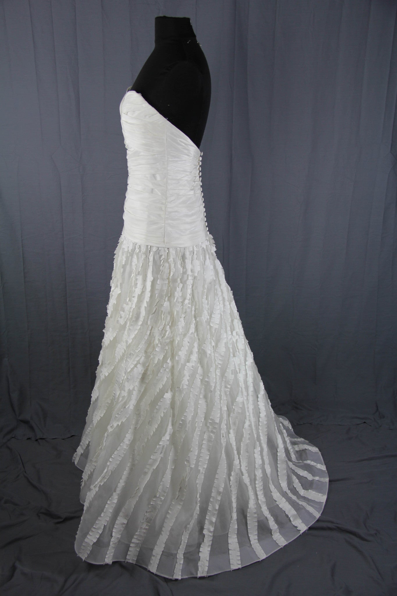 Liancarlo 4856 Elegant Lace Wedding Gown for Bride - Perfect for Church Ceremony & Beach Weddings