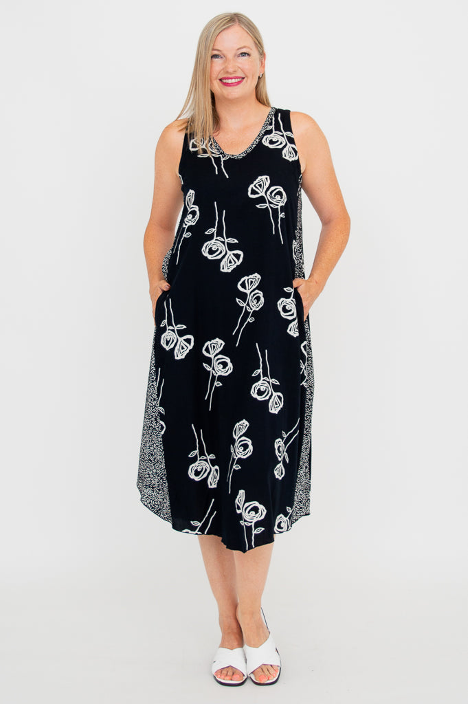 Ari Dress - Elegant Floral Print Women's Dress for Casual Wear, Parties & Special Occasions
