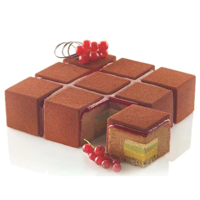 Premium Cubik Silicone Baking Mold - Non-Stick, Heat Resistant & Reusable for Perfect Ice Cubes, Chocolate, Candies & DIY Crafts - Ideal for Home Baking, Party Treats & Gift Making