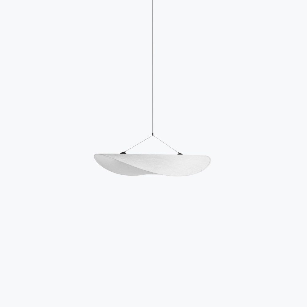 Modern Tense Pendant Lamp - Small 27.5 Inch (70cm) Diameter, Minimalist Ceiling Light Fixture for Dining Room, Kitchen Island or Bedroom Lighting