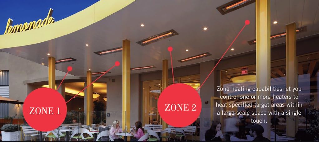 Infratech 1 Zone Analog Controller with Digital Timer - Smart Home Heating Accessory for Patio, Garage & Outdoor Spaces