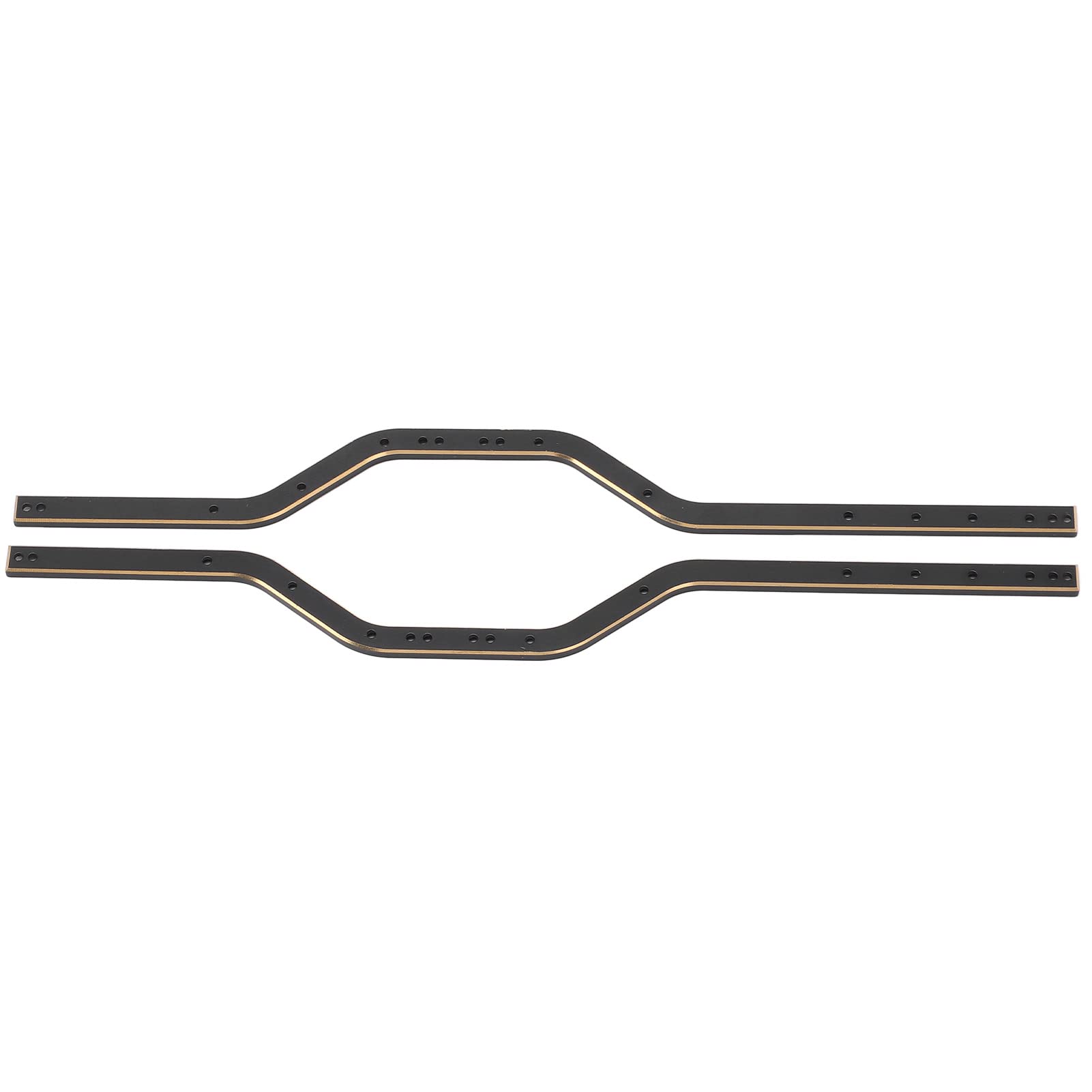 High-Stability Demeras RC Car Chassis Beam - Black Professional Grade Frame Rails for 1/24 Scale RC Cars | Durable Bending Resistance | Perfect for Off-Road Racing & Crawler Upgrades