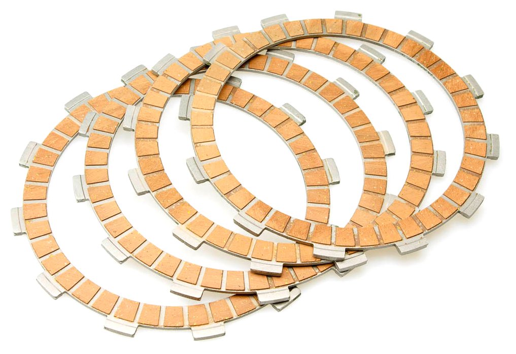 TRW MCC223-5 Motorcycle Clutch Plates Kit - High Performance Friction Discs for Smooth Gear Shifting - Compatible with Honda, Yamaha, Suzuki - Perfect for Off-Road, Racing & Daily Commuting