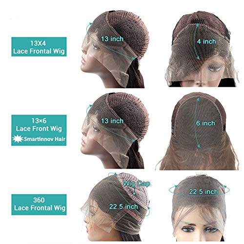 Smartinnov #1B/27 Ombre Blonde Dark Roots 13x6 Lace Front Wig - 150% Density Glueless Human Hair Wig with Baby Hair | Curly Wavy Pre-Plucked 100% Remy Hair | Perfect for Daily Wear, Cosplay & Special Occasions (14 Inches)