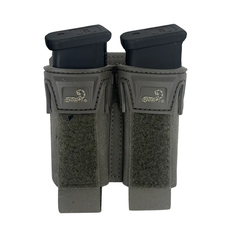 Agilite Pincer Pistol Double Magazine Pouch - Tactical MOLLE-Compatible Holster for Pistol Magazines | Range, Duty & Outdoor Use