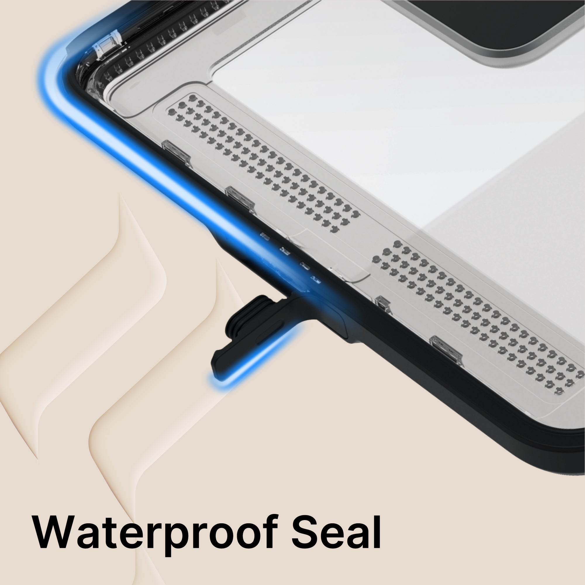 Waterproof Case for iPad 10.2 Inch (9th/8th/7th Generation) - Shockproof & Dustproof Protective Cover for Swimming, Beach, Outdoor Activities