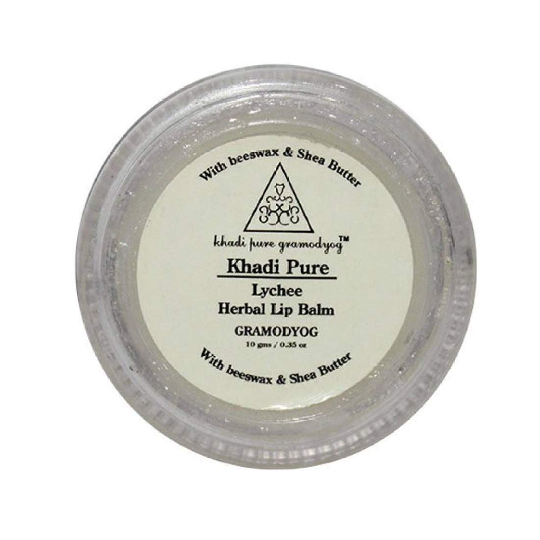 Khadi Pure Herbal Lychee Lip Balm - 10g | Natural & Fruity Moisturizing Lip Care for Dry & Chapped Lips | Perfect for Winter, Travel & Daily Hydration